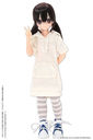 Doll Clothes - Picconeemo Costume - Short-sleeved Parka One Piece - 1/12 - Off White (Azone)