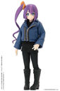 Doll Clothes - Picconeemo Costume - W Riders Jacket - 1/12 - Blue (Azone)