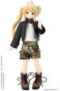 Doll Clothes - Picconeemo Costume - S Riders Jacket - 1/12 - Black (Azone)