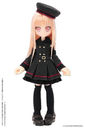 Doll Clothes - Picconeemo Costume - Military One Piece Set - 1/12 - Black (Azone)