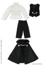 Doll Clothes - Picconeemo Costume - Dracula Viscount Set - 1/12 - Black x Black (Azone)