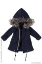 Doll Clothes - Picconeemo Costume - Mod Coat w/Fur - 1/12 - Navy (Azone)