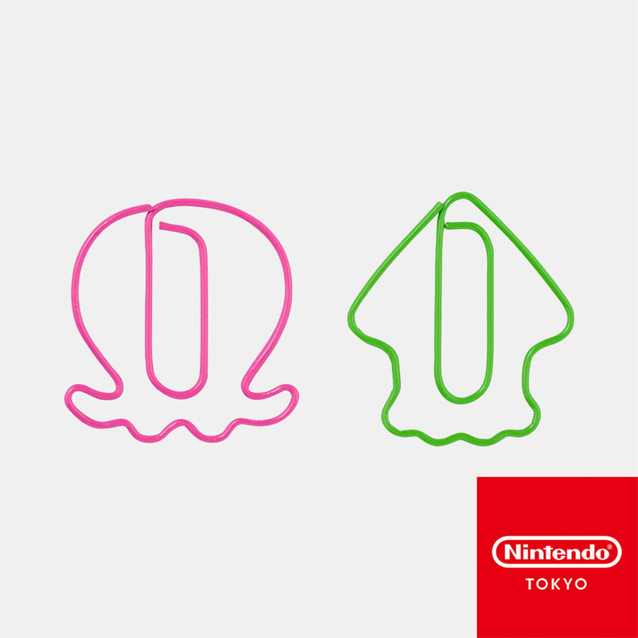 Splatoon - SQUID or OCTO Paper Clips - Nintendo Tokyo Exclusive (Nintendo Store)