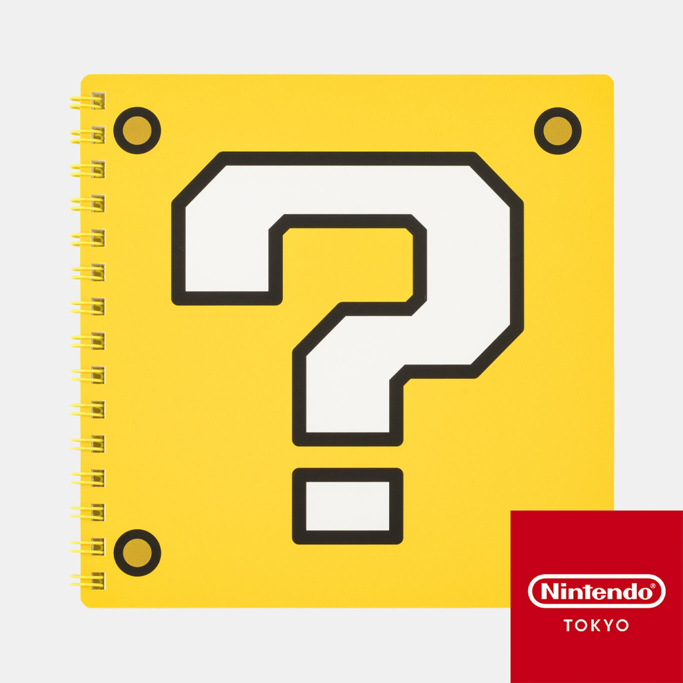 Super Mario - Question Block Grid Notebook - Nintendo Tokyo Exclusive ...