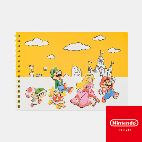 Super Mario - Family Life Collection - A5 Notebook - Nintendo Tokyo Exclusive (Nintendo Store)