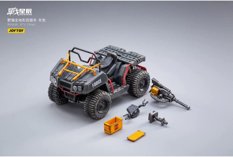 1/18 Scale Battle for the Star Wildcat ATV Grey