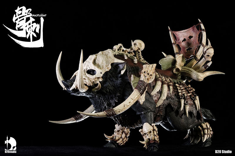 Battle Boar - Bone Stabber - Black - 1/12 (D20studio)