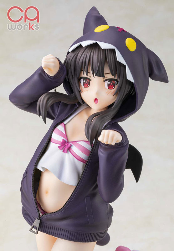 CAworks Anime "KonoSuba" Megumin Hood Look Chomusuke ver. Special Package Edition Figure