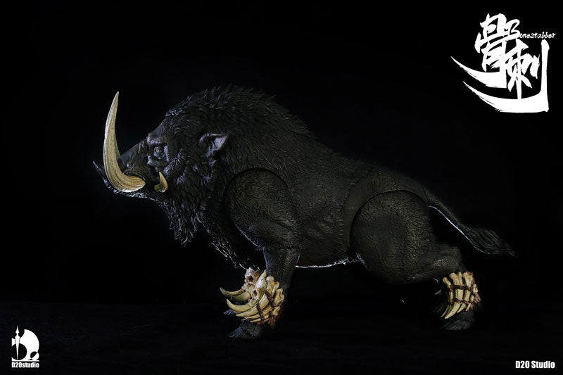 Battle Boar - Bone Stabber - Black - 1/12 (D20studio)