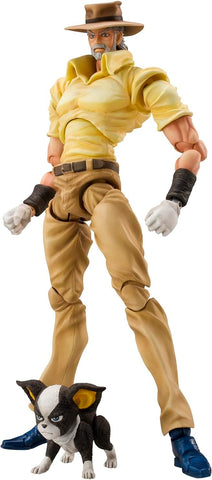 Jojo no Kimyou na Bouken - Stardust Crusaders - Hermit Purple - Iggy - Joseph Joestar - Super Action Statue #17 - 2024 Re-release (Medicos Entertainment)