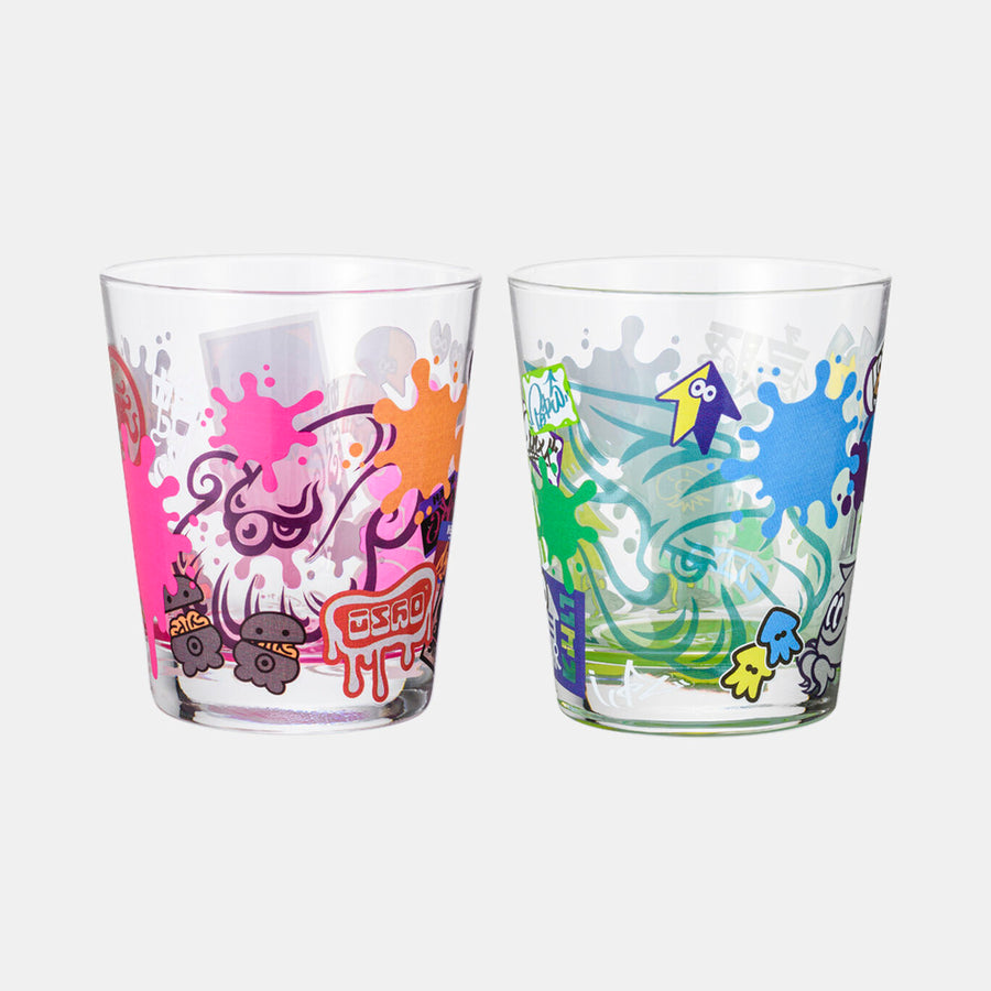 Splatoon - SQUID or OCTO Glass Set - Nintento Tokyo Exclusive (Nintendo Store)