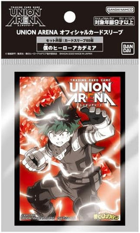 UNION ARENA Trading Card Game - Official Card Sleeve - Boku no Hero Academia (Bandai)