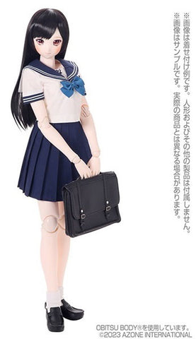 1/3 Scale AZO2 Kina Kazuharu School Uniform Collection "Kazuharu Private High School Summer Uniform Sailor set" White x Navy (DOLL ACCESSORY)