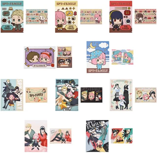 Spy × Family - Clear File & Sticker - Ichiban Kuji Spy × Family -Lovely Ordinary Days- - Prize F (Bandai Spirits)