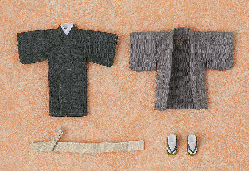 Kimono - Nendoroid Doll: Outfit Set - Kimono - Boy, Gray (Good Smile Company)
