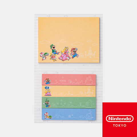 Super Mario - Family Life Collection - Sticky Note Set - Nintendo Tokyo Exclusive (Nintendo Store)