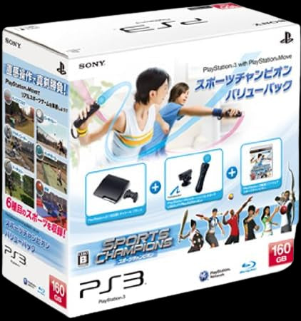 PlayStation3 Slim Console - Sports Champions Value Pack (HDD 160GB Model) - 110V