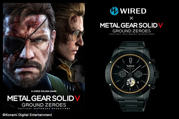wired metal gear solid watch WIRED × METAL GEAR SOLID V: GROUND ZEROES LIMITED EDITION
