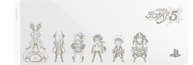 Makai Senki Disgaea 5 - Mini Character PS4 Coverplate White