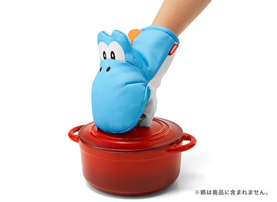 Super Mario - Home and Party - Blue Yoshi Oven Mitt and Pot-Holder (Nintendo Store)