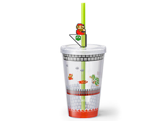 Super Mario - Home and Party - Bowser's Castle Tumbler (Nintendo Store)