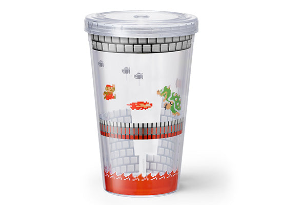 Super Mario - Home and Party - Bowser's Castle Tumbler (Nintendo Store)